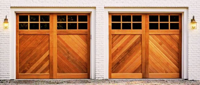 Custom Wood Garage Doors